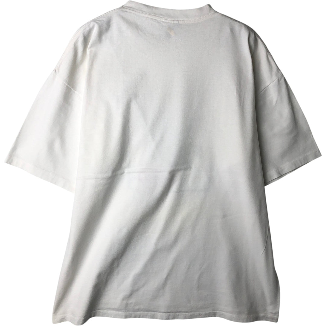 ELVIS PRESLEY band t-shirt, made in USA, men's size XL. cotton white type Vintage Second Hand