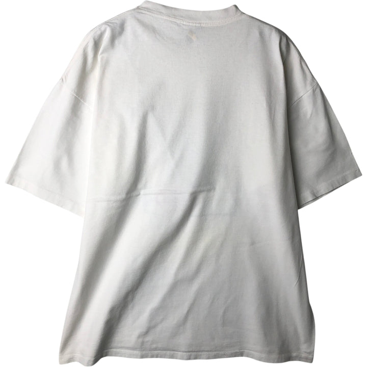 ELVIS PRESLEY band t-shirt, made in USA, men's size XL. cotton white type Vintage Second Hand