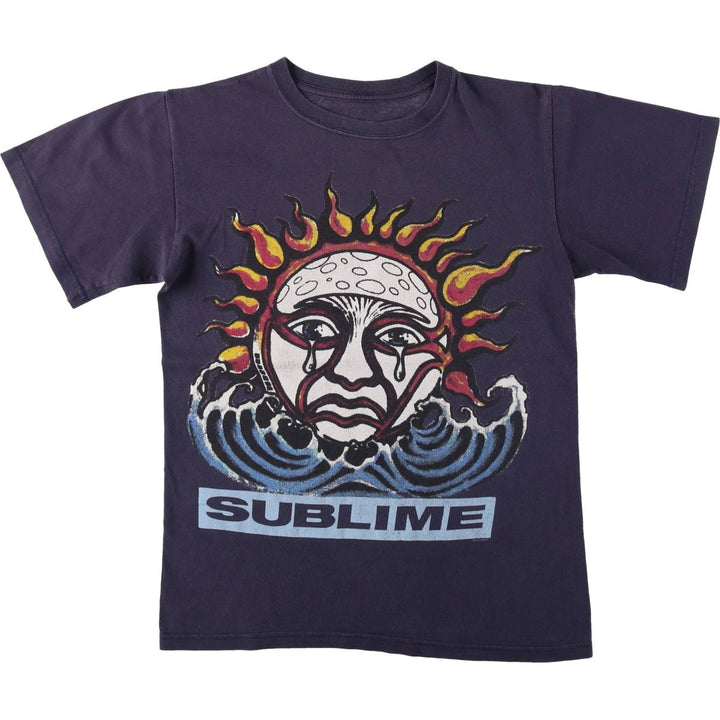 SUBLIME Band T-shirt, Men's L size unclear navy blue type Vintage Second Hand
