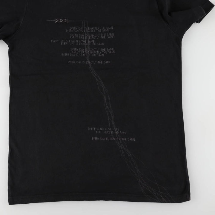 NINE INCHI NAILS Band T-shirt (Men's size L) cotton black type Vintage Second Hand