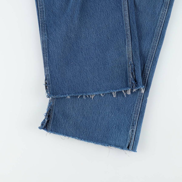 Carhartt Original Dungaree Fit Cut-Off Denim Painter Pants, Men's W35 (approx.) cotton blue type Vintage Second Hand