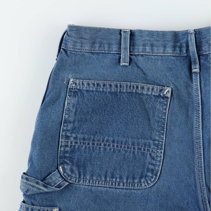 Carhartt Original Dungaree Fit Cut-Off Denim Painter Pants, Men's W35 (approx.) cotton blue type Vintage Second Hand