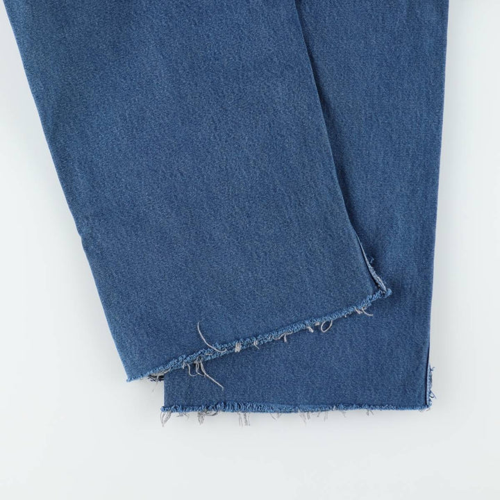 Carhartt Original Dungaree Fit Cut-Off Denim Painter Pants, Men's W35 (approx.) cotton blue type Vintage Second Hand