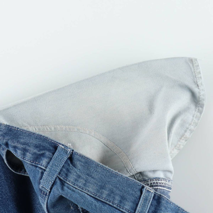 Carhartt Original Dungaree Fit Cut-Off Denim Painter Pants, Men's W35 (approx.) cotton blue type Vintage Second Hand