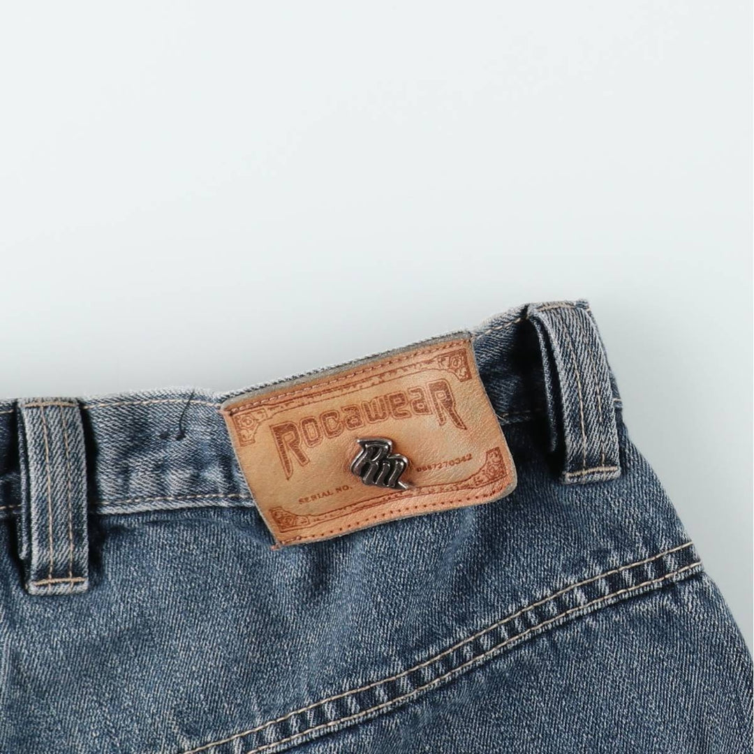 90s-00'S ROCA WEAR Tapered Denim Pants, Men's Size W34 (approx.), Vintage cotton blue type Vintage Second Hand