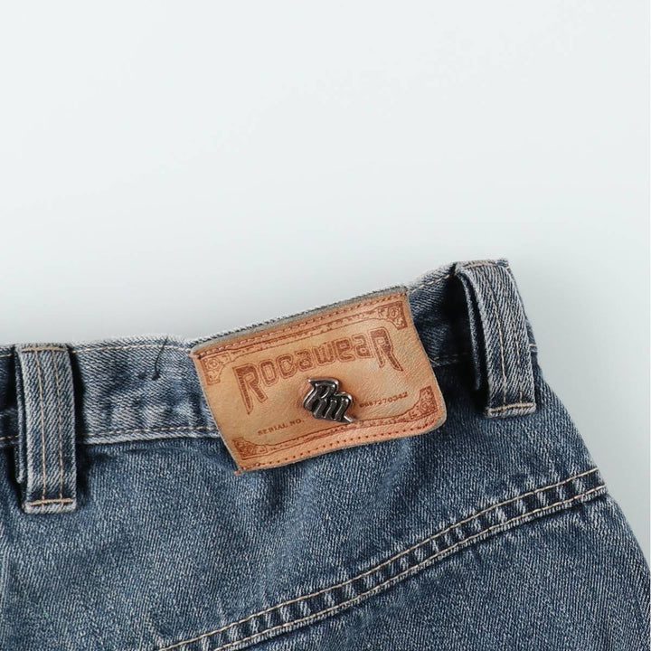 90s-00'S ROCA WEAR Tapered Denim Pants, Men's Size W34 (approx.), Vintage cotton blue type Vintage Second Hand
