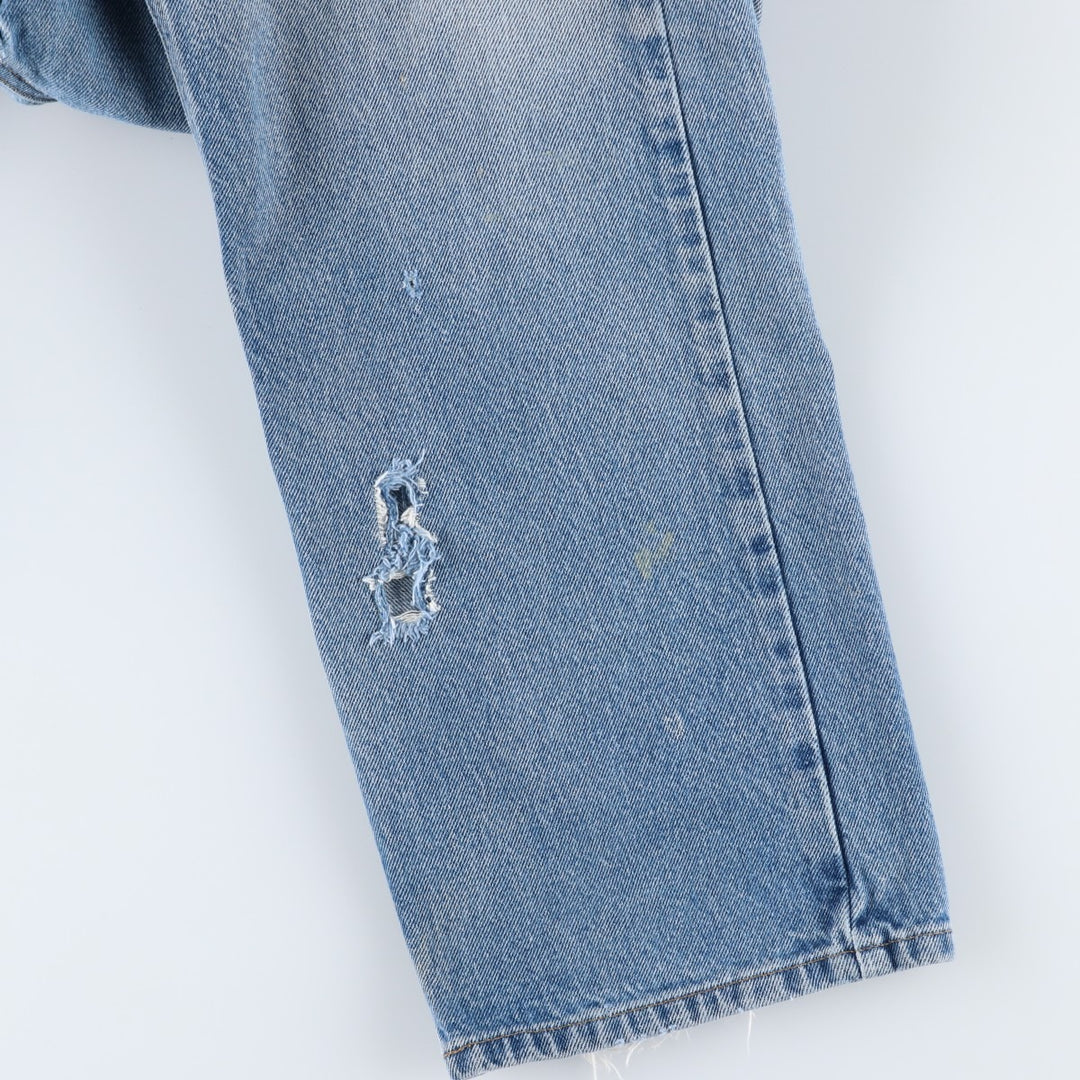Carhartt Tapered Denim Pants for Men, W35 equivalent unclear blue type Vintage Second Hand