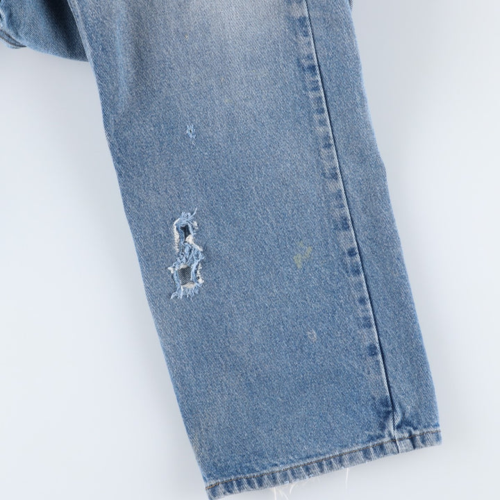 Carhartt Tapered Denim Pants for Men, W35 equivalent unclear blue type Vintage Second Hand