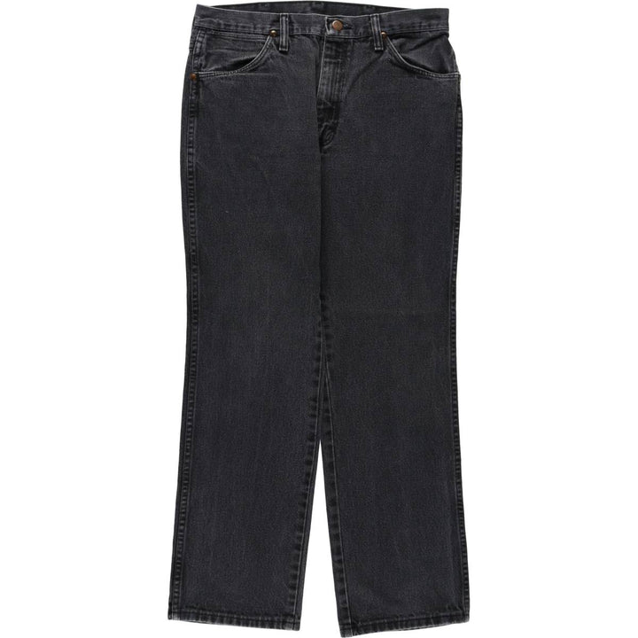 Vintage 90s-00'S Wrangler black denim tapered denim pants, men's size W33. cotton black type Vintage Second Hand