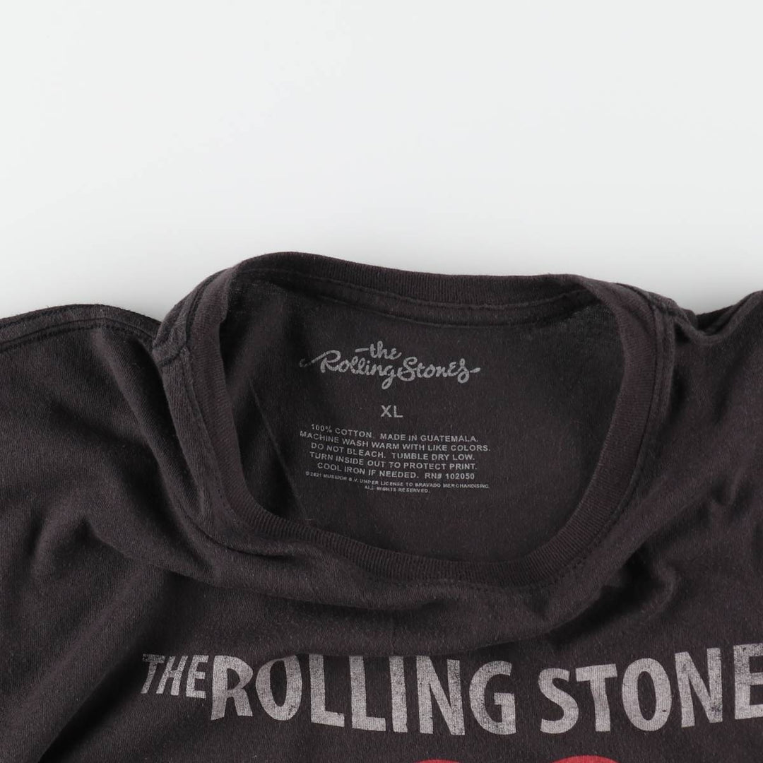 The Rolling Stones Band T-shirt, Men's XL cotton Charcoal Vintage Second Hand