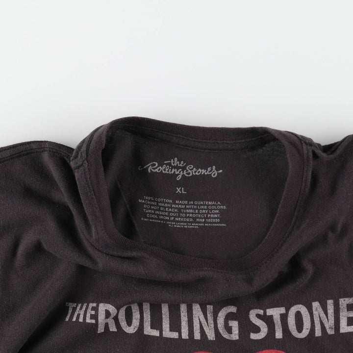 The Rolling Stones Band T-shirt, Men's XL cotton Charcoal Vintage Second Hand