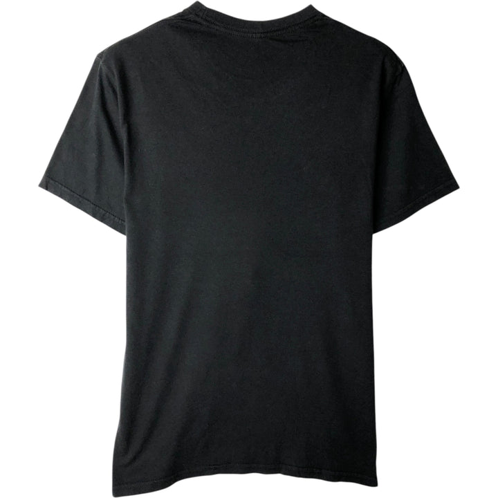 GUNS N' ROSES Skull Pattern Band T-shirt, Men's M size cotton black type Vintage Second Hand