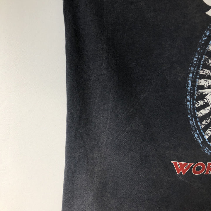 BON JOVI band t-shirt, men's size XXL equivalent. cotton Charcoal Vintage Second Hand