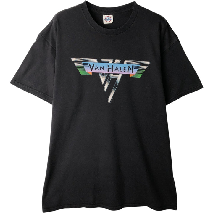 DELTA VAN HALEN Band T-shirt (Men's XL equivalent) cotton black type Vintage Second Hand