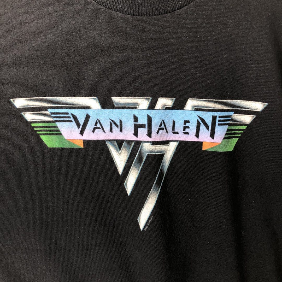 DELTA VAN HALEN Band T-shirt (Men's XL equivalent) cotton black type Vintage Second Hand