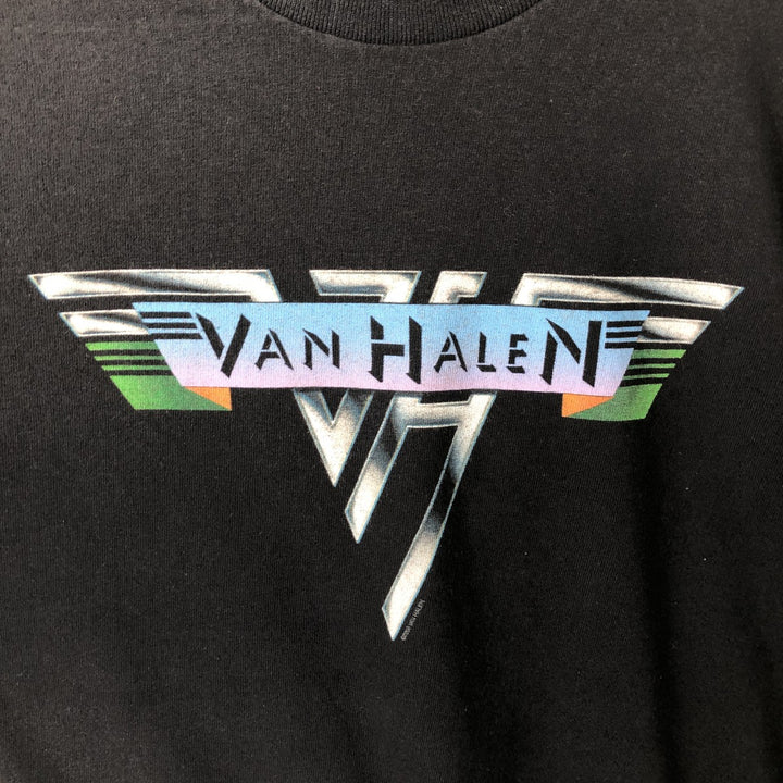 DELTA VAN HALEN Band T-shirt (Men's XL equivalent) cotton black type Vintage Second Hand