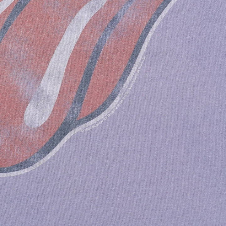 JUNK FOOD The Rolling Stones Band T-shirt, Made in USA, Men's Size M (approx.) cotton Blue type light blue Vintage Second Hand