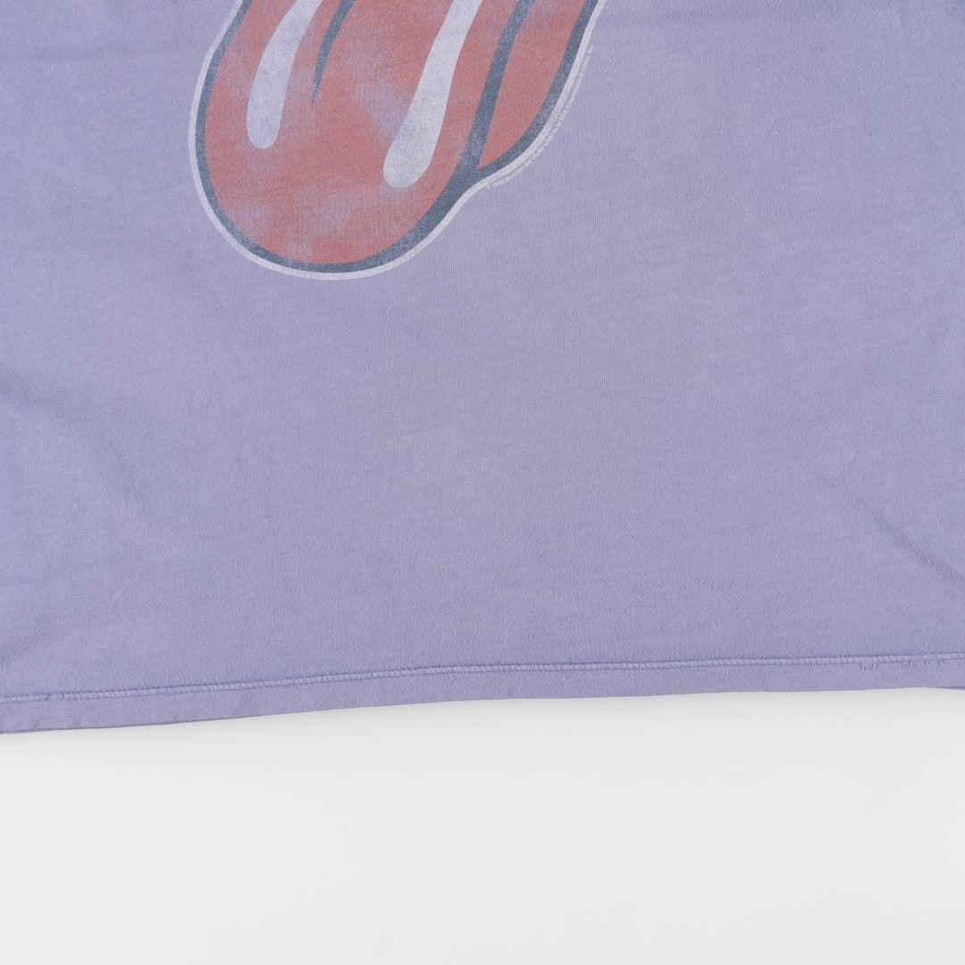 JUNK FOOD The Rolling Stones Band T-shirt, Made in USA, Men's Size M (approx.) cotton Blue type light blue Vintage Second Hand