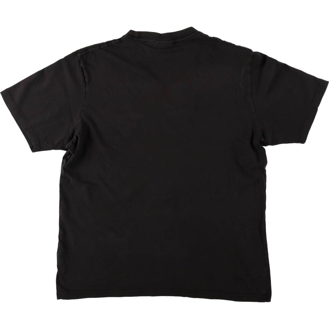 METALLICA Metallica Band T-shirt Band T Men's L size unclear black type Vintage Second Hand