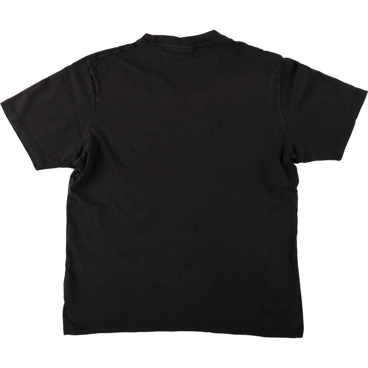 METALLICA Metallica Band T-shirt Band T Men's L size unclear black type Vintage Second Hand