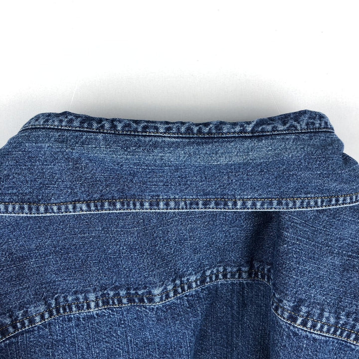 90s-00'S Levi's Jeans Long-Sleeve Denim Shirt, Men's Size L (approx.), Vintage cotton Indigo Vintage Second Hand