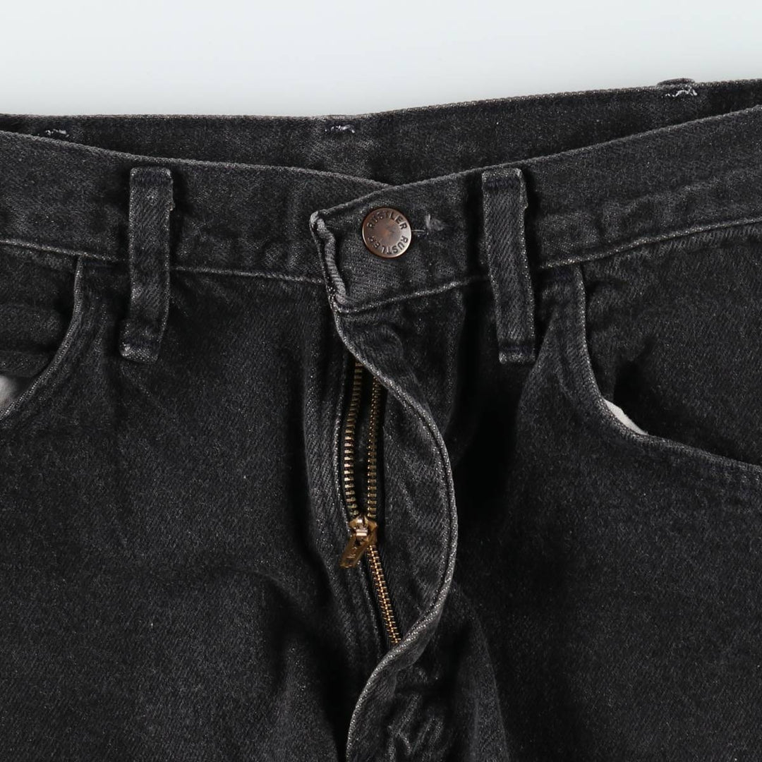90s-00'S Rustler Black Denim Tapered Jeans, Made in USA, Men's W31 (approx.) cotton black type Vintage Second Hand