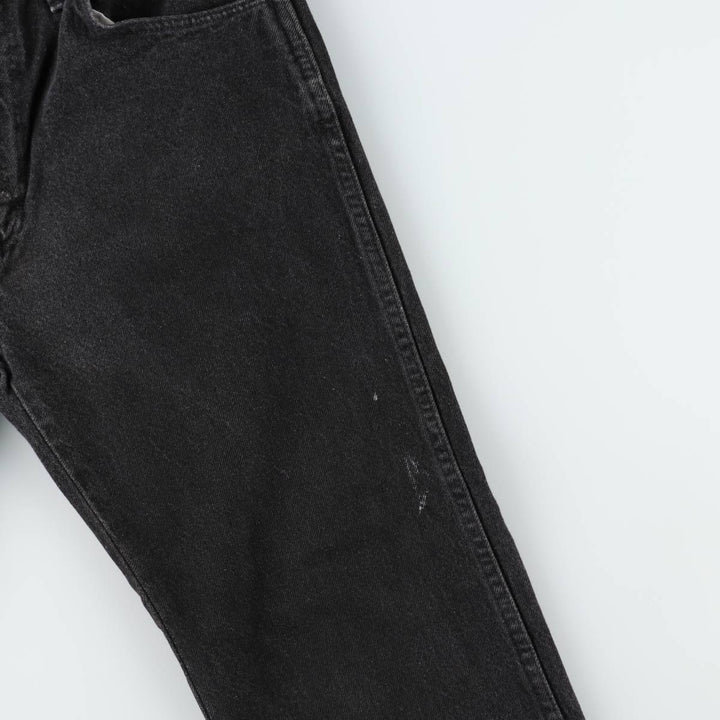 90s-00'S Rustler Black Denim Tapered Jeans, Made in USA, Men's W31 (approx.) cotton black type Vintage Second Hand