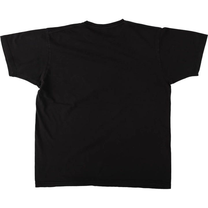 00's THE BEATLES Band T-shirt, Band T, Men's XL size unclear black type Vintage Second Hand