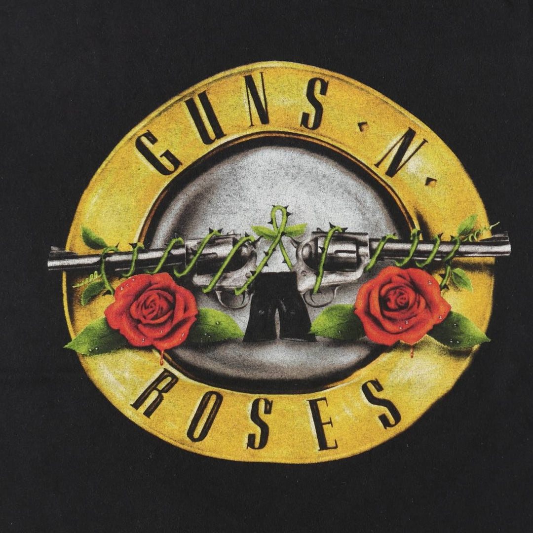 Guns N' Roses Band T-shirt, Men's M size cotton black type Vintage Second Hand