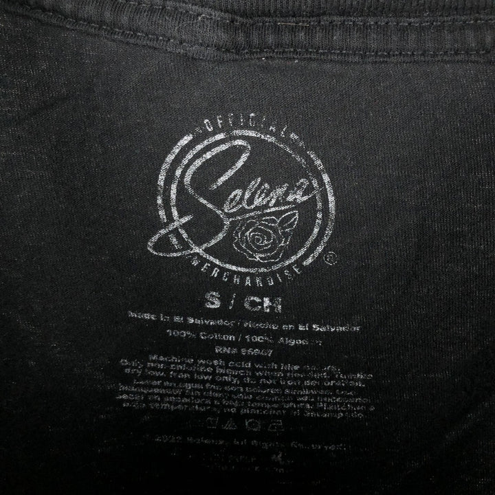 SELENA QUINTANILLA Band T-shirt (Men's size S) cotton black type Vintage Second Hand