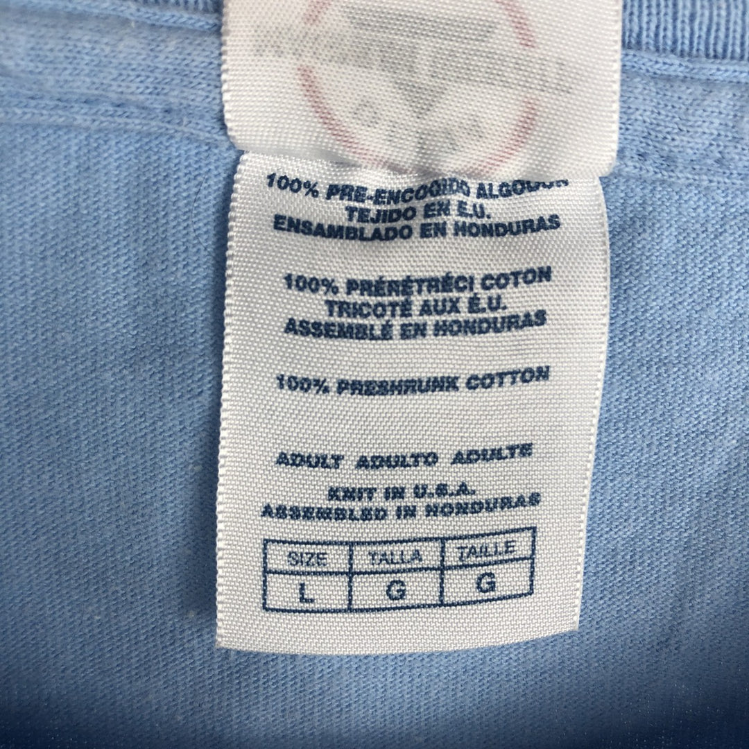 DELTA Elvis Presley Band T-shirt, Men's Size L (approx.) cotton Blue type light blue Vintage Second Hand