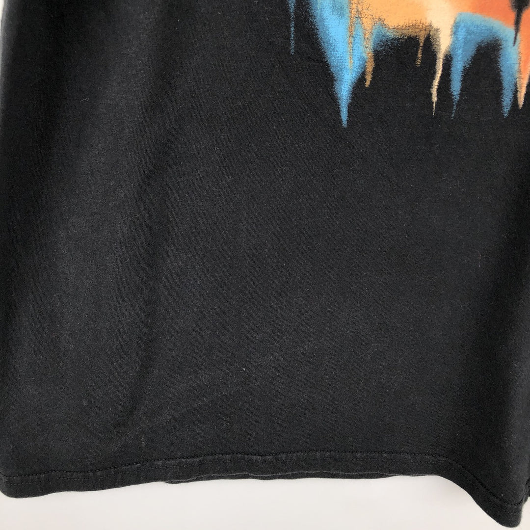 AALIYAH Aaliyah Rap T-shirt Rap T Men's XL size cotton black type Vintage Second Hand