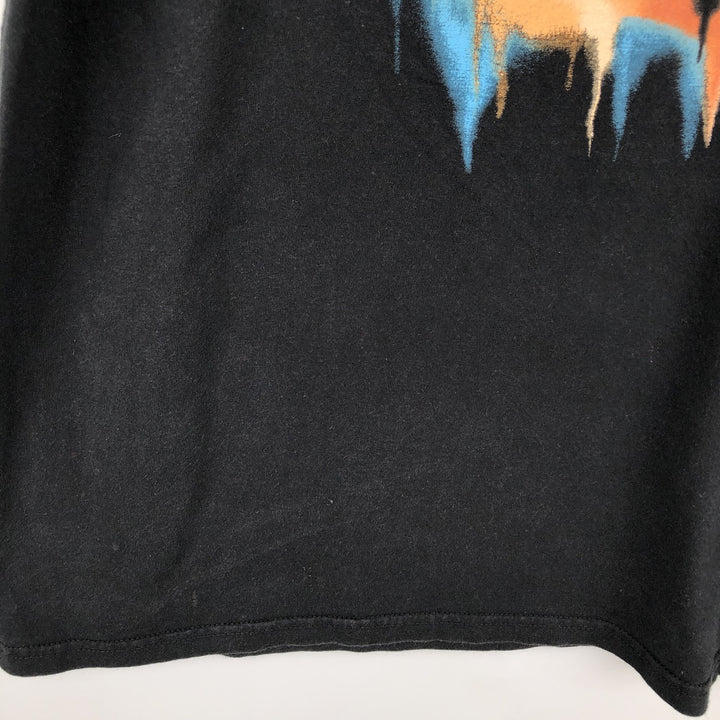 AALIYAH Aaliyah Rap T-shirt Rap T Men's XL size cotton black type Vintage Second Hand