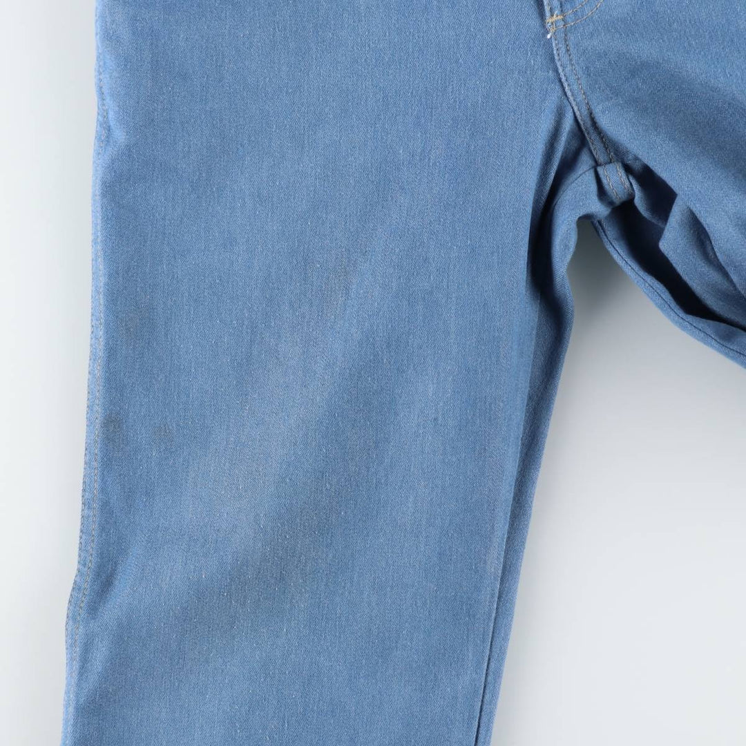 CBA Straight Denim Pants, Men's W35 (approx.), Vintage unclear blue type Vintage Second Hand