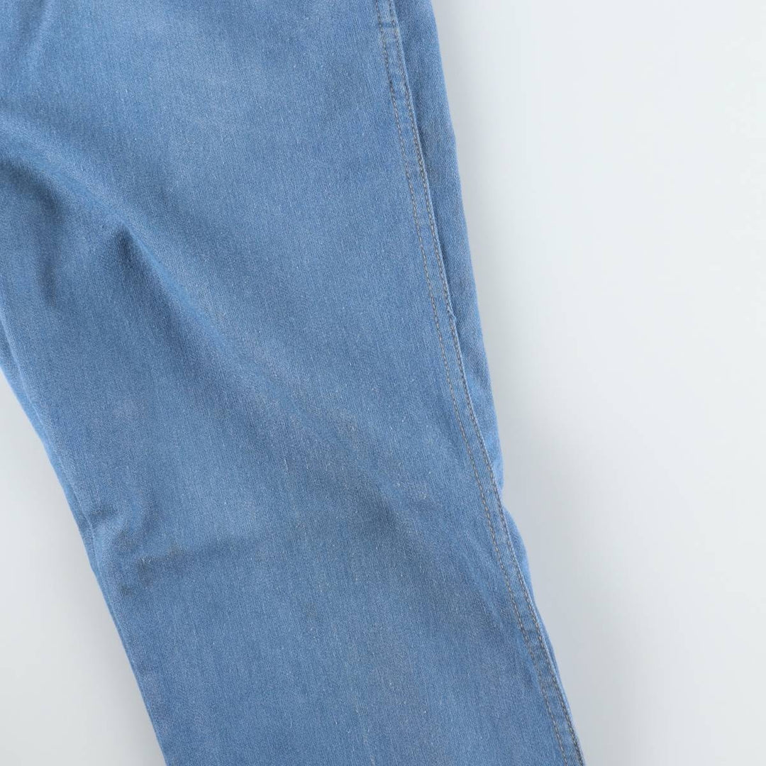CBA Straight Denim Pants, Men's W35 (approx.), Vintage unclear blue type Vintage Second Hand