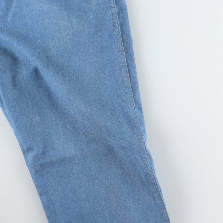 CBA Straight Denim Pants, Men's W35 (approx.), Vintage unclear blue type Vintage Second Hand