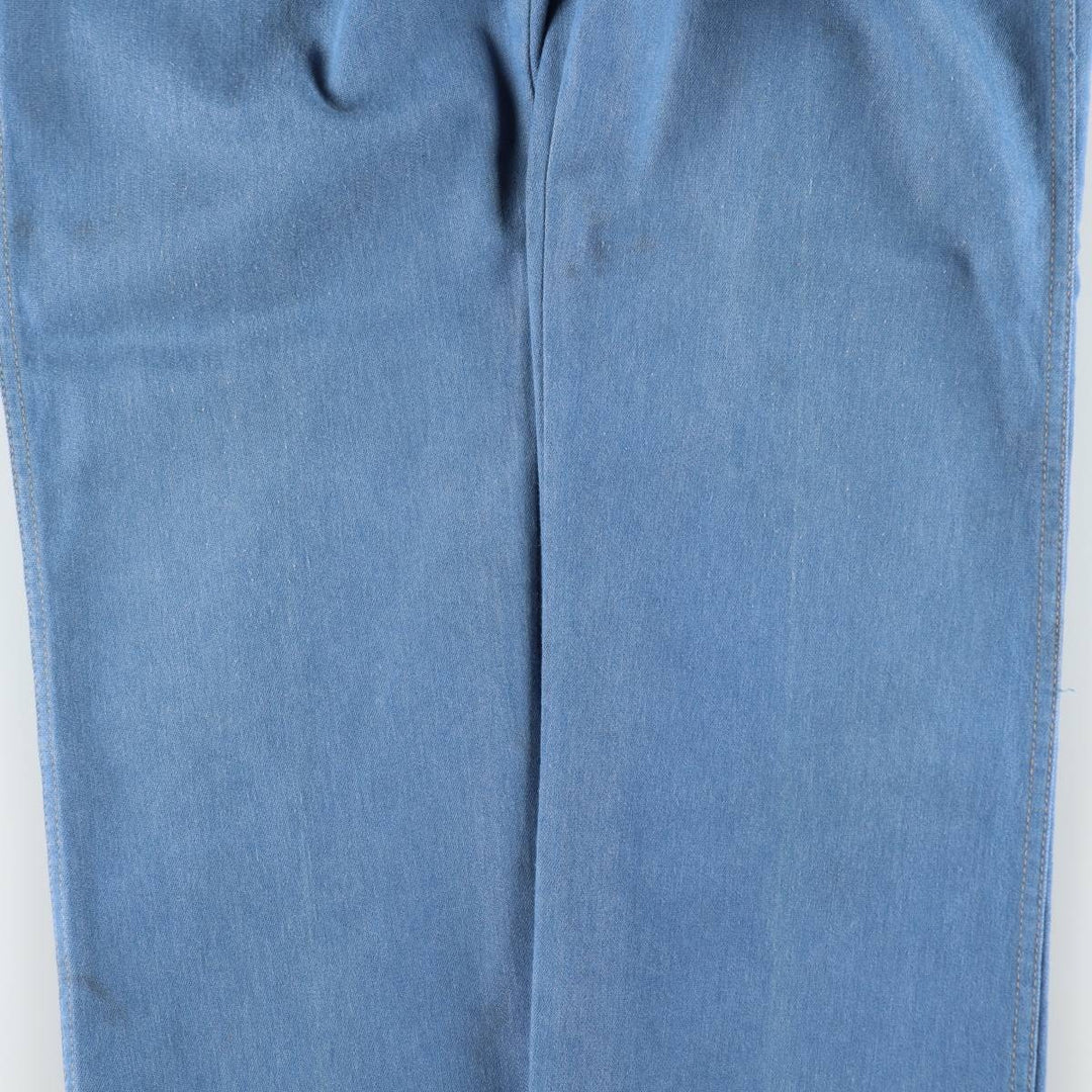 CBA Straight Denim Pants, Men's W35 (approx.), Vintage unclear blue type Vintage Second Hand