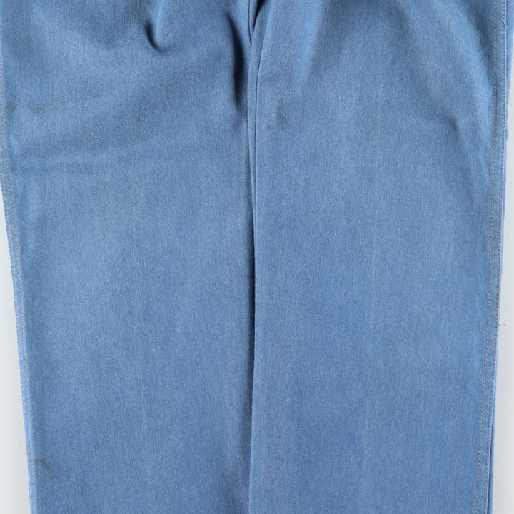 CBA Straight Denim Pants, Men's W35 (approx.), Vintage unclear blue type Vintage Second Hand