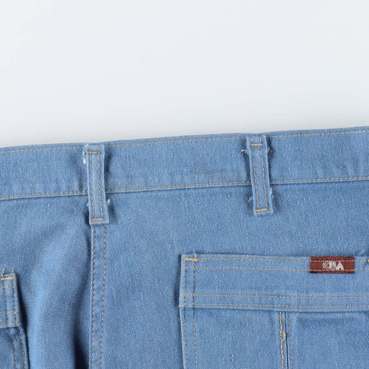 CBA Straight Denim Pants, Men's W35 (approx.), Vintage unclear blue type Vintage Second Hand