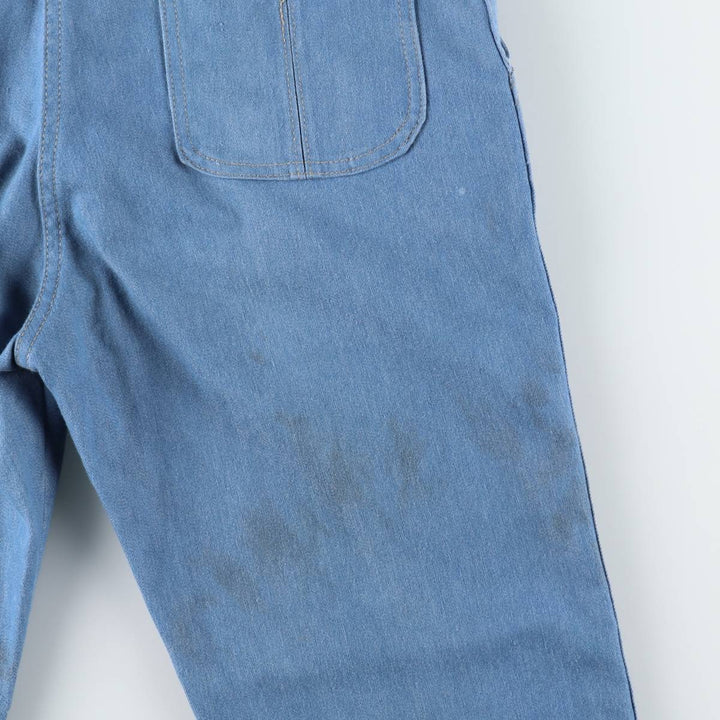 CBA Straight Denim Pants, Men's W35 (approx.), Vintage unclear blue type Vintage Second Hand