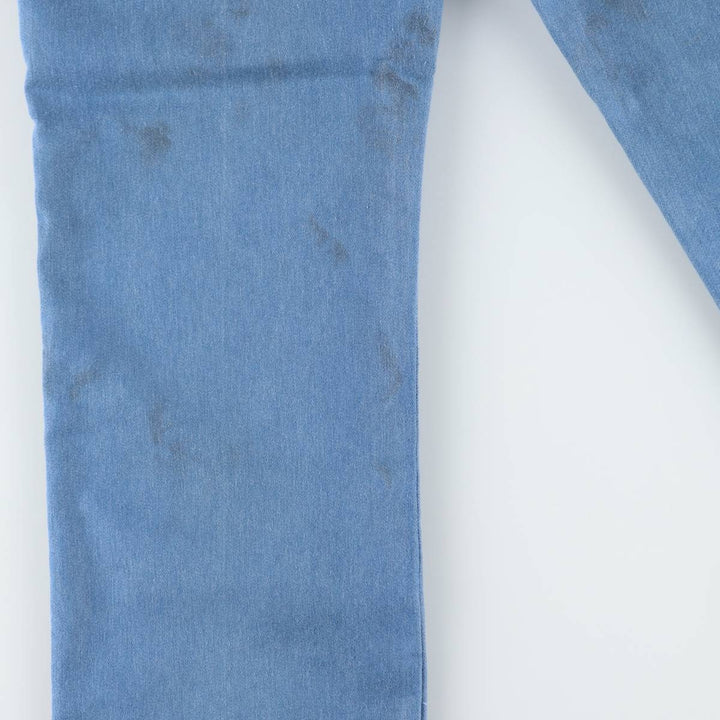 CBA Straight Denim Pants, Men's W35 (approx.), Vintage unclear blue type Vintage Second Hand
