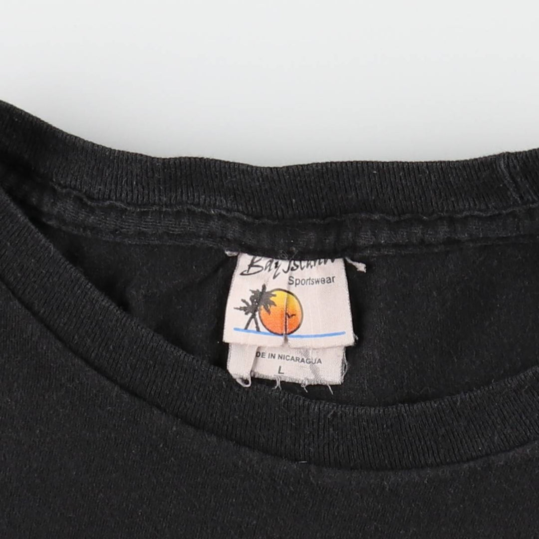 BAY J STAND BLINK-182 Mat Skiba Band T-Shirt (Men's Size L) cotton black type Vintage Second Hand