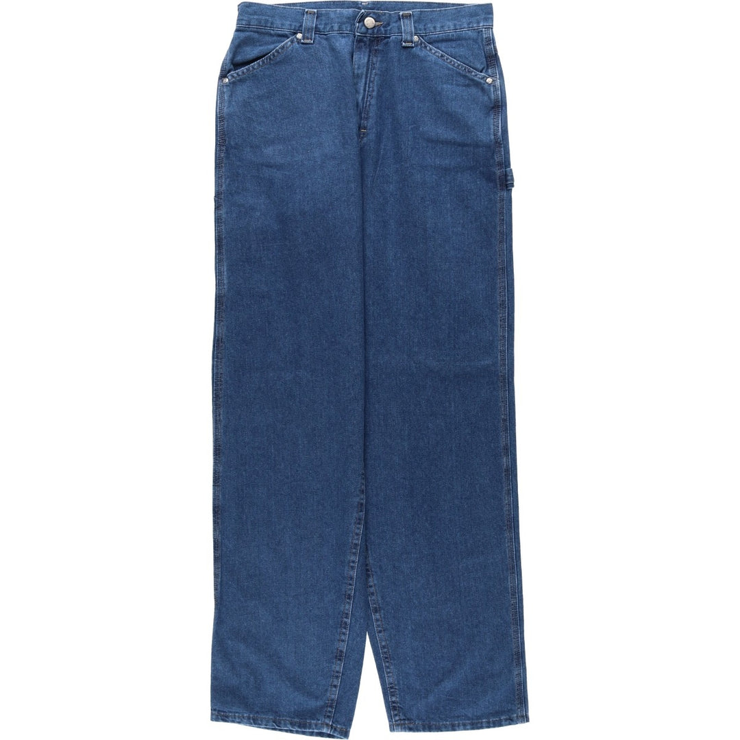 90'S Lee RIVETED Denim Painter Pants, Men's W31 (approx.), Vintage cotton blue type Vintage Second Hand