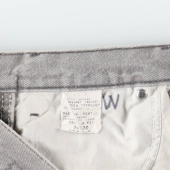 Dickies Regular Fit Straight Denim Pants, Men's, Size 34 cotton gray type Vintage Second Hand