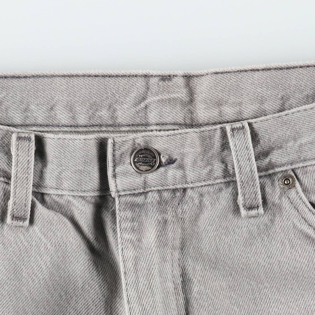 Dickies Regular Fit Straight Denim Pants, Men's, Size 34 cotton gray type Vintage Second Hand