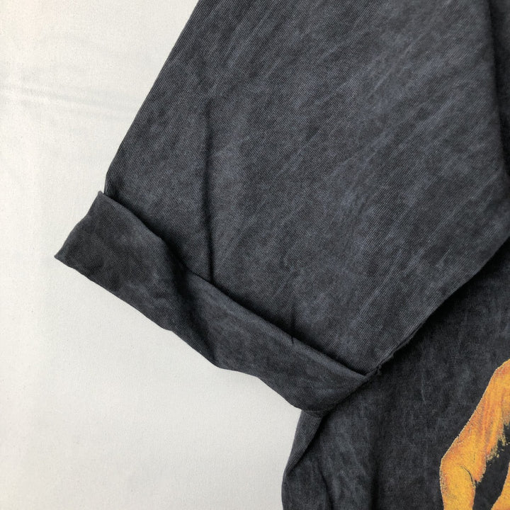 The Rolling Stones band t-shirt, made in the UK, men's size XL equivalent. cotton black type Vintage Second Hand