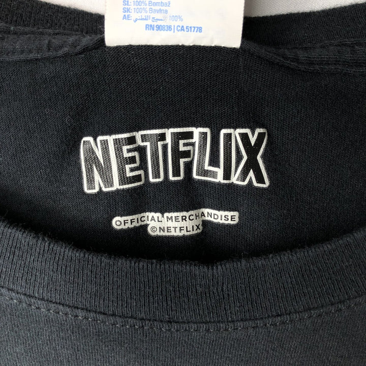 PORT AND COMPANY STRANGER THINGS Movie T-Shirt (Men's XL equivalent) cotton black type Vintage Second Hand