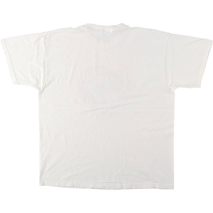 90'S Fruit of the Loom 50's Weekends Band T-shirt, Men's XL equivalent, Vintage cotton white type Vintage Second Hand