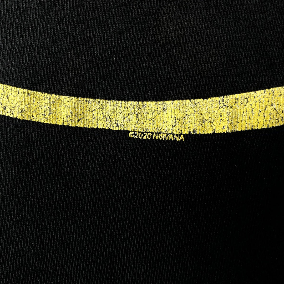 NIRVANA Nirvana Band T-shirt, Band T, Men's M size cotton black type Vintage Second Hand