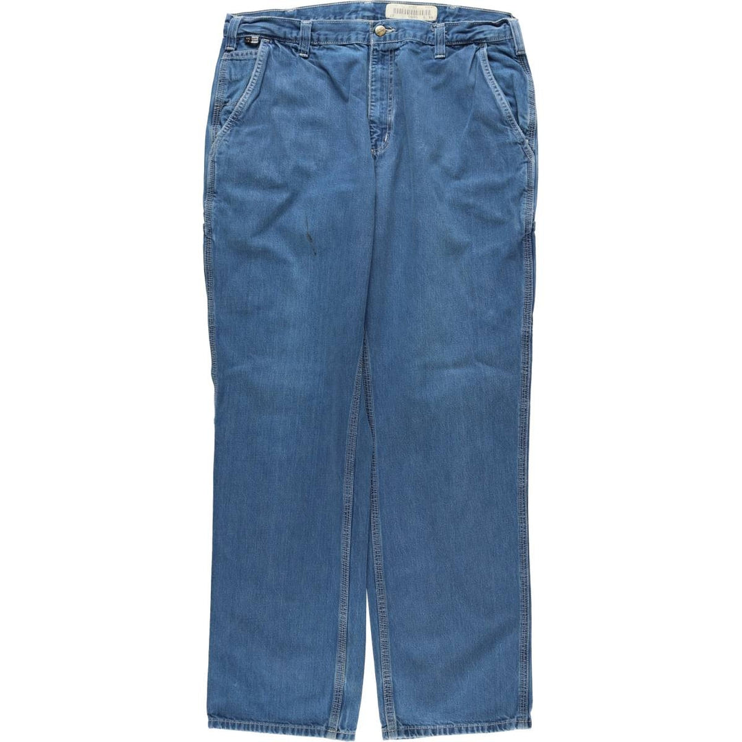Carhartt FR Series Denim Painter Pants, Men's Size W37 (approx.) cotton blue type Vintage Second Hand